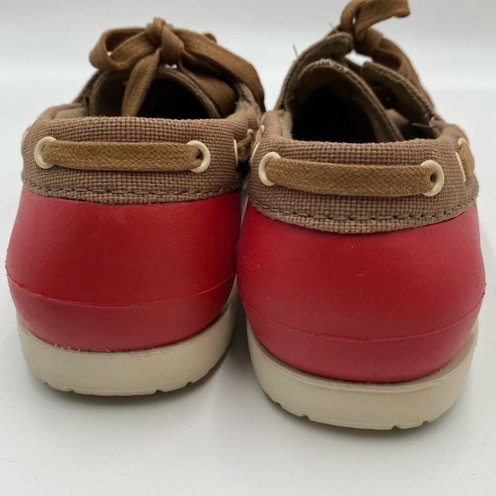 Crocs Men's Beach Line Lace Up Boat Shoes Size 8